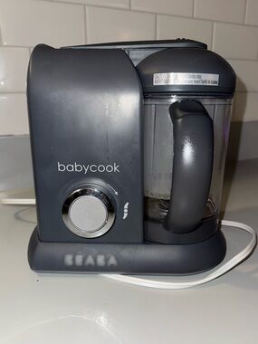 BEABA Babycook Steamer & Blender in Charcoal Gray